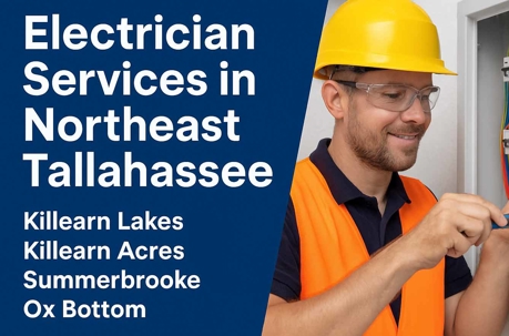 Title card for Electrician Services in NE Tallahassee